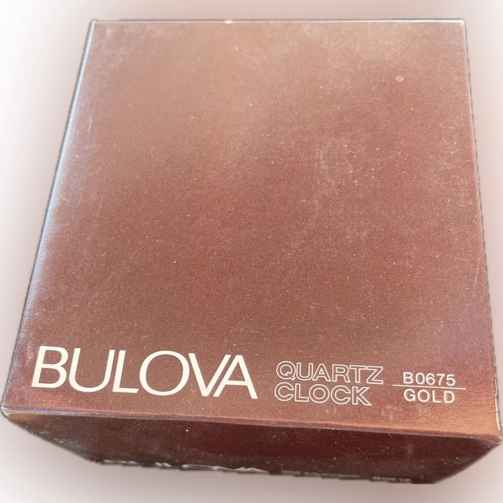 BULOVA Walking Liberty Gold Coin Desk Alarm Clock Americana Collection B0675